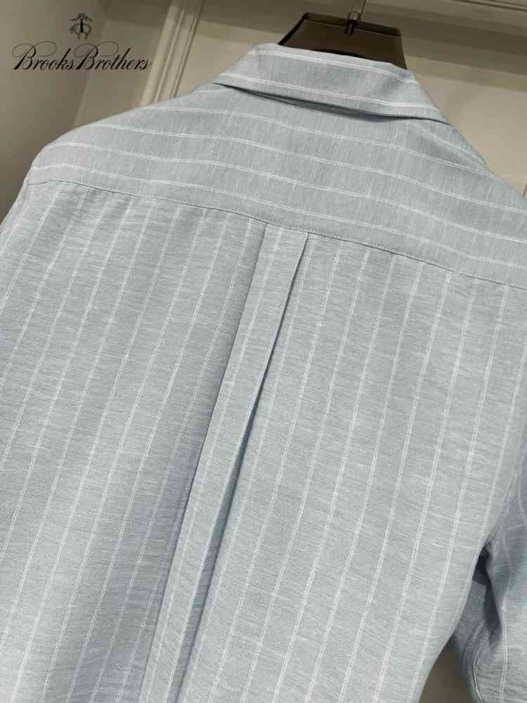 Brooks Brothers Grey Premium Cotton Shirt-2
