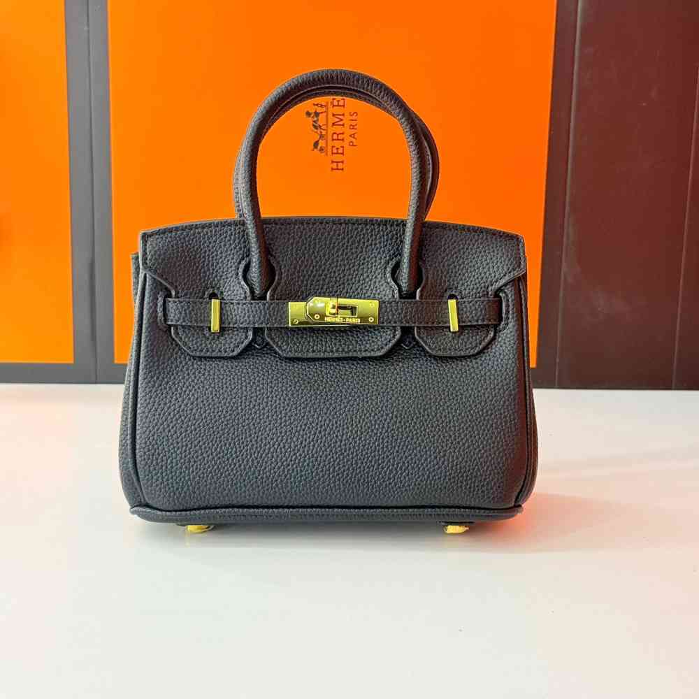 Hermes Birkin Black Premium Quality Bag-thumb-0