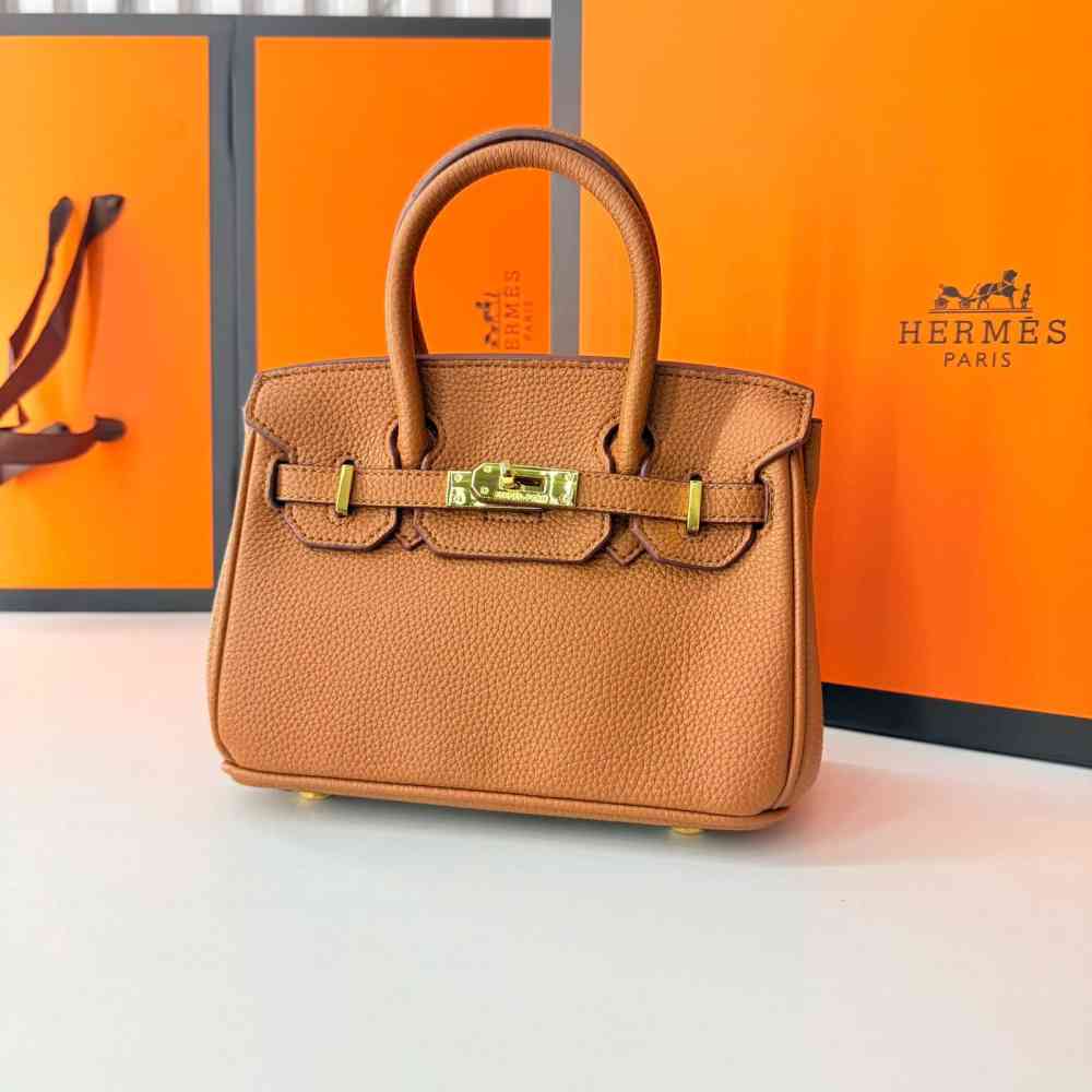 Hermes Birkin Brown Premium Quality Bag-thumb-0