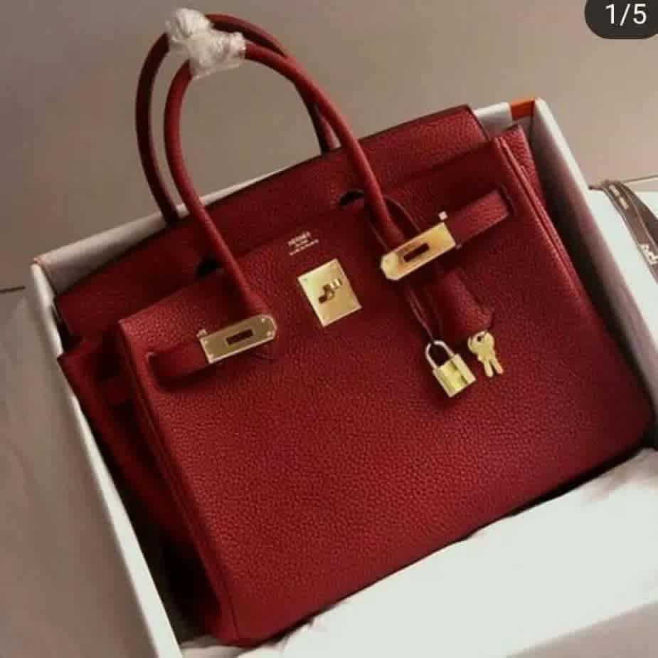 Hermes Birkin Red Premium Quality Bag-thumb-0