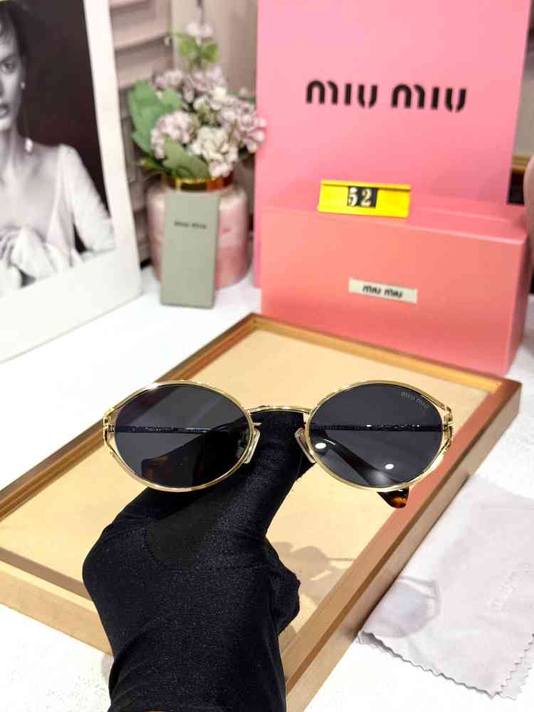 Miu Miu Black Premium Women's Sunglasses-thumb-1