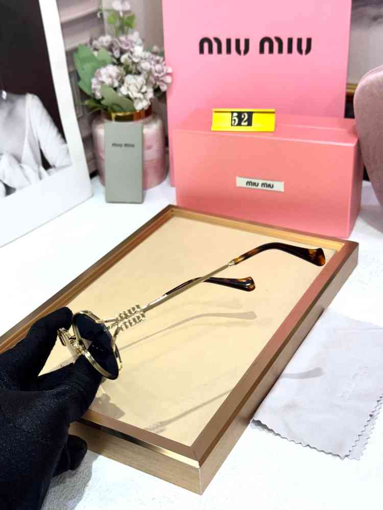 Miu Miu Black Premium Women's Sunglasses-thumb-3