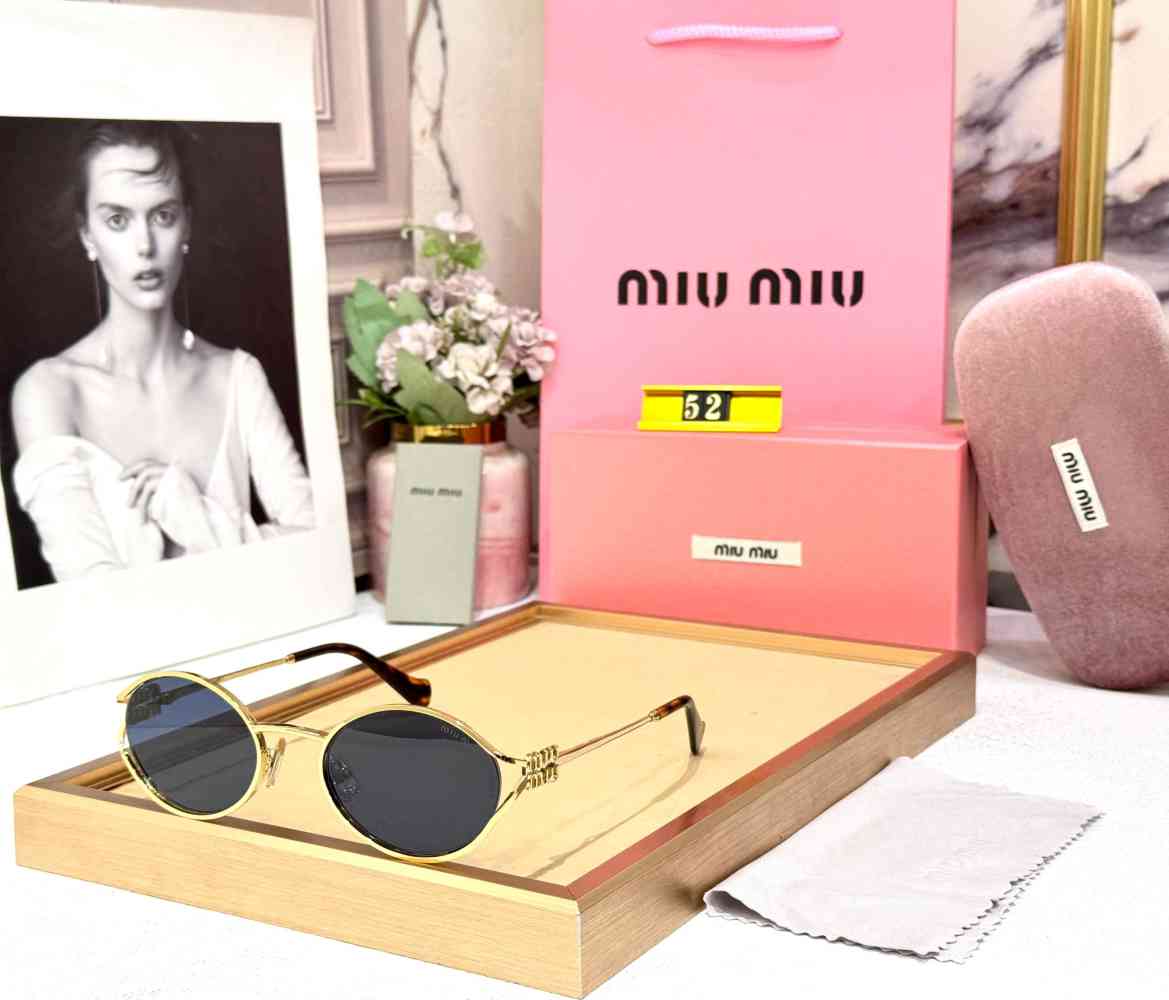 Miu Miu Black Premium Women's Sunglasses-thumb-0