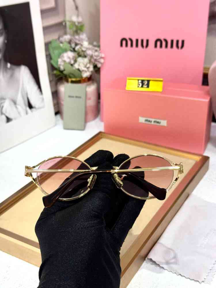 Miu Miu Pink Premium Women's Sunglasses-thumb-1