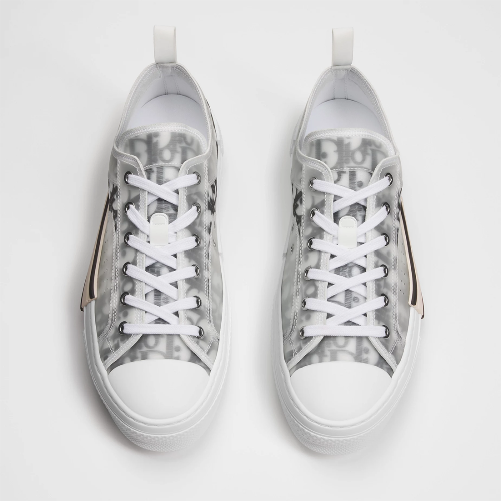 Dior Oblique Canvas B23 League White & Black Low-Top Sneaker-1