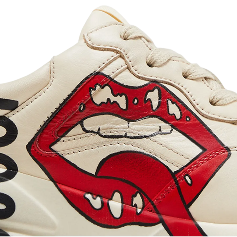 Gucci Mouth Print Cream Premium Quality Sneaker-thumb-4