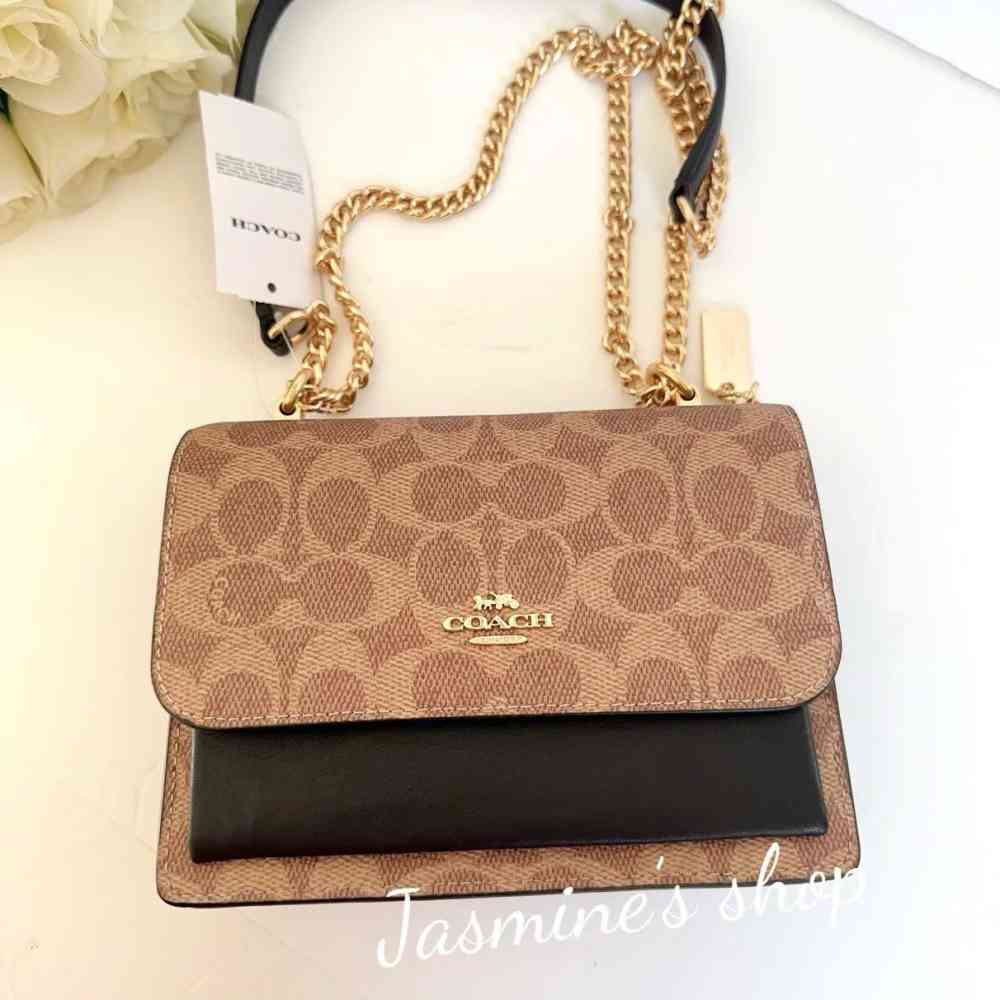 Coach Klare Town Brown Sling Bag-thumb-0