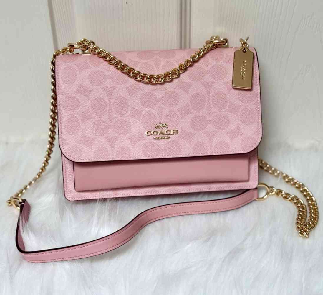 Coach Klare Town Pink Sling Bag-thumb-0