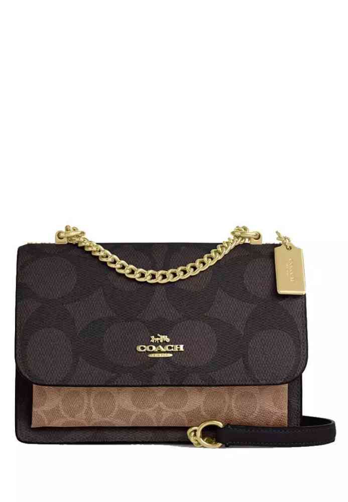 Coach Klare Town Brown Sling Bag-thumb-0