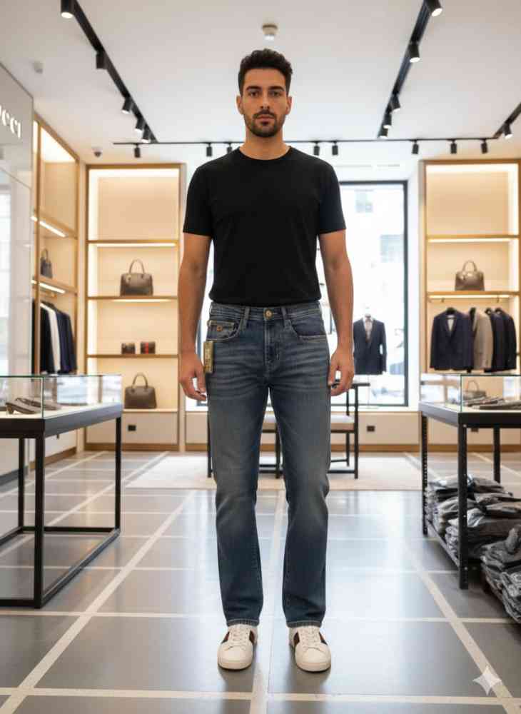 Gucci Blue Premium Quality Jeans-thumb-2