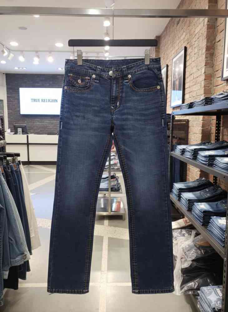 Dark Blue True Religion Light Blue Premium Quality Denim Jeans