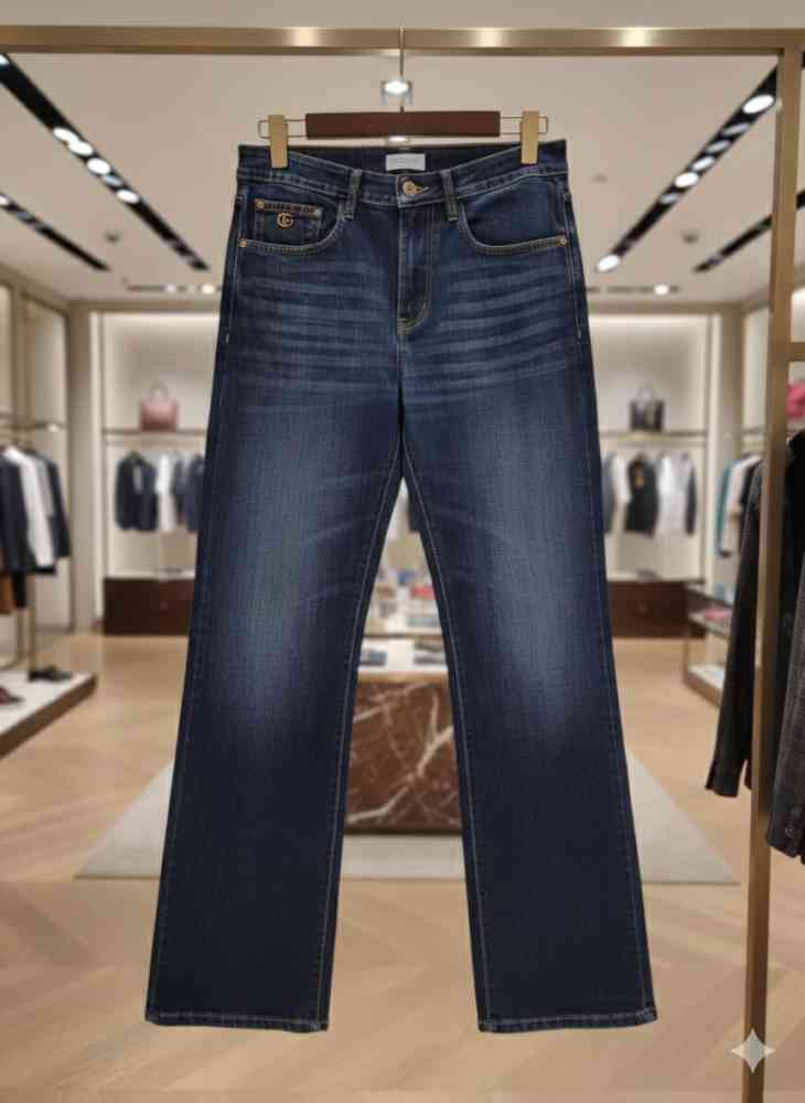Dark Blue Gucci Blue Premium Quality Jeans