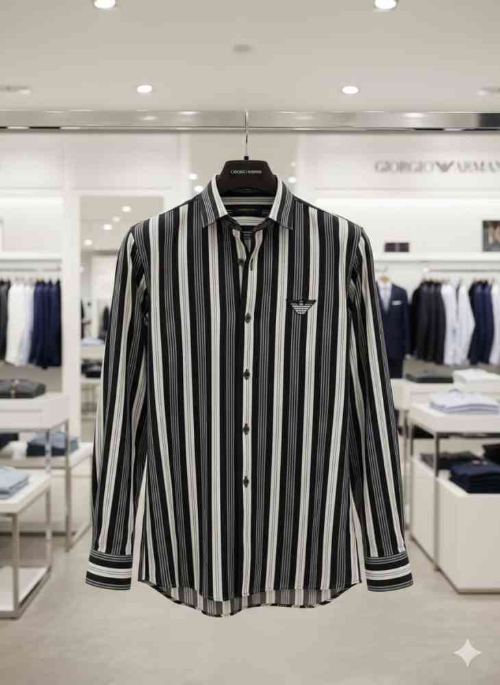 Emporio Armani Black Premium Quality Shirt-3