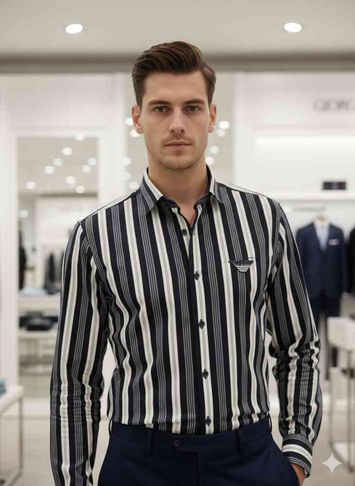 Emporio Armani Black Premium Quality Shirt-2