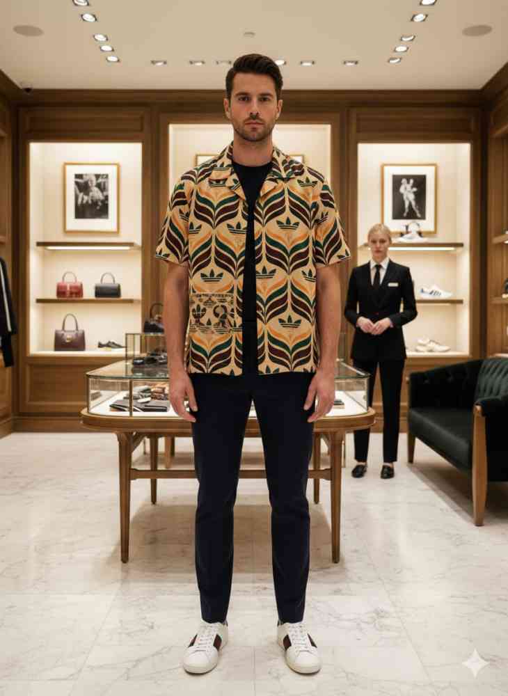 Gucci Printed Premium Quality Short Sleeve Shirt-thumb-0