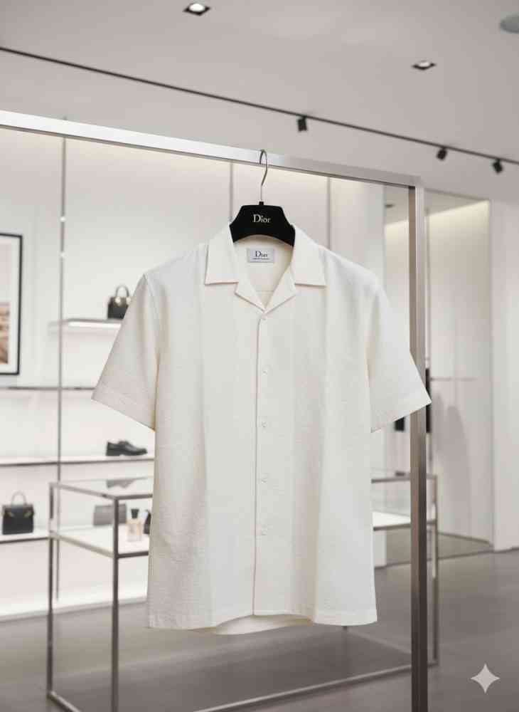 Dior Printed Premium Quality Short Sleeve Shirt-thumb-2