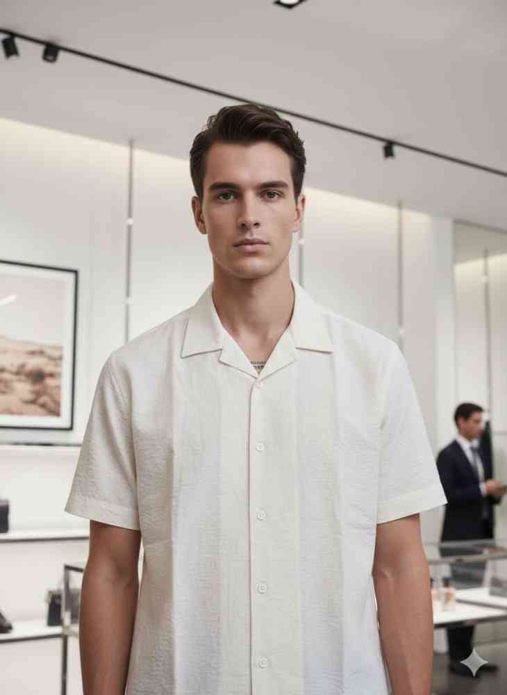 Dior Printed Premium Quality Short Sleeve Shirt-thumb-1