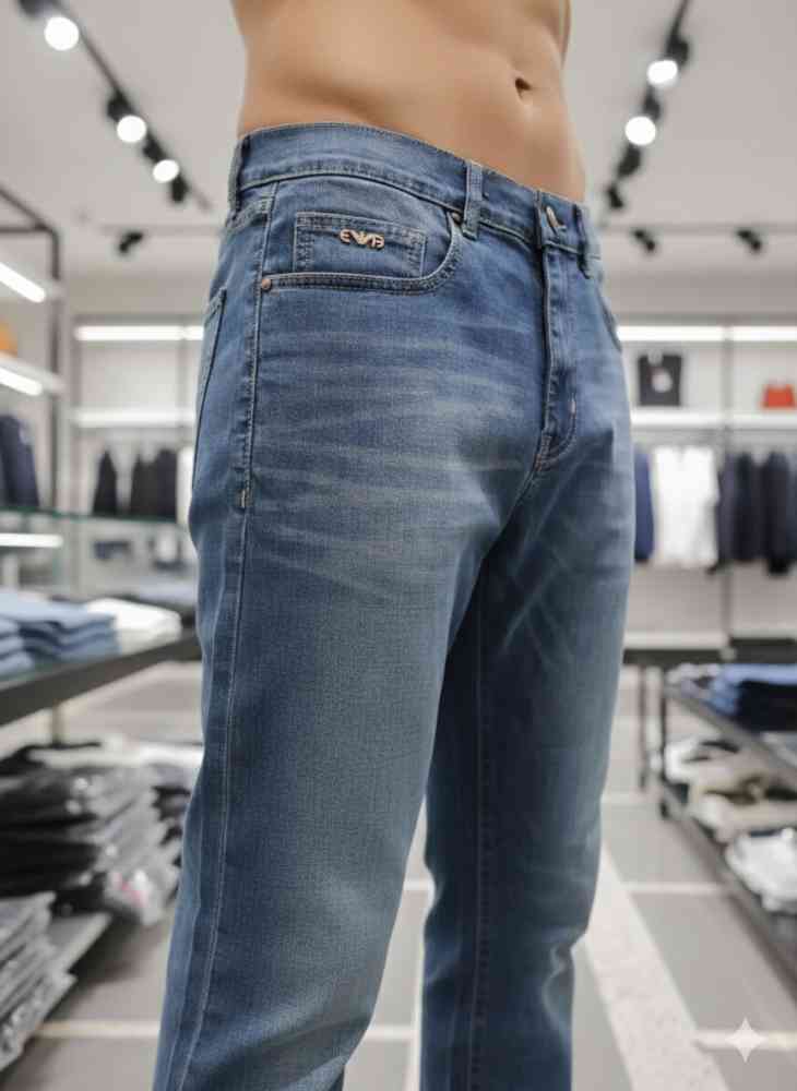 Emporio Armani Light Blue Premium Quality Jeans-thumb-4