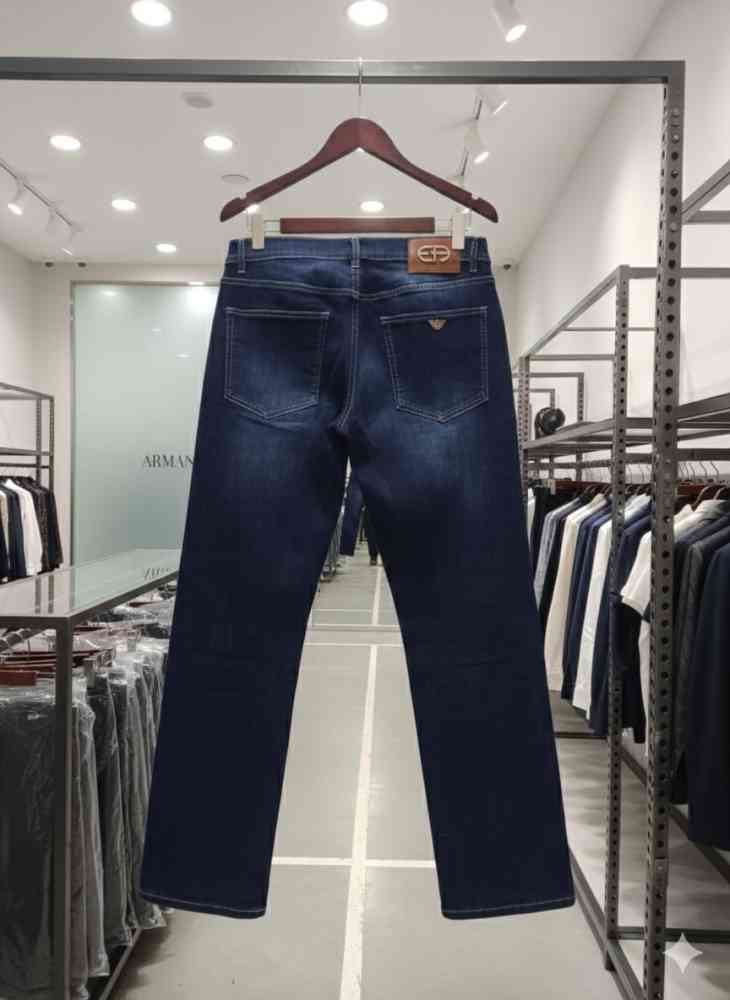 Emporio Armani Dark Blue Premium Quality Jeans-thumb-2
