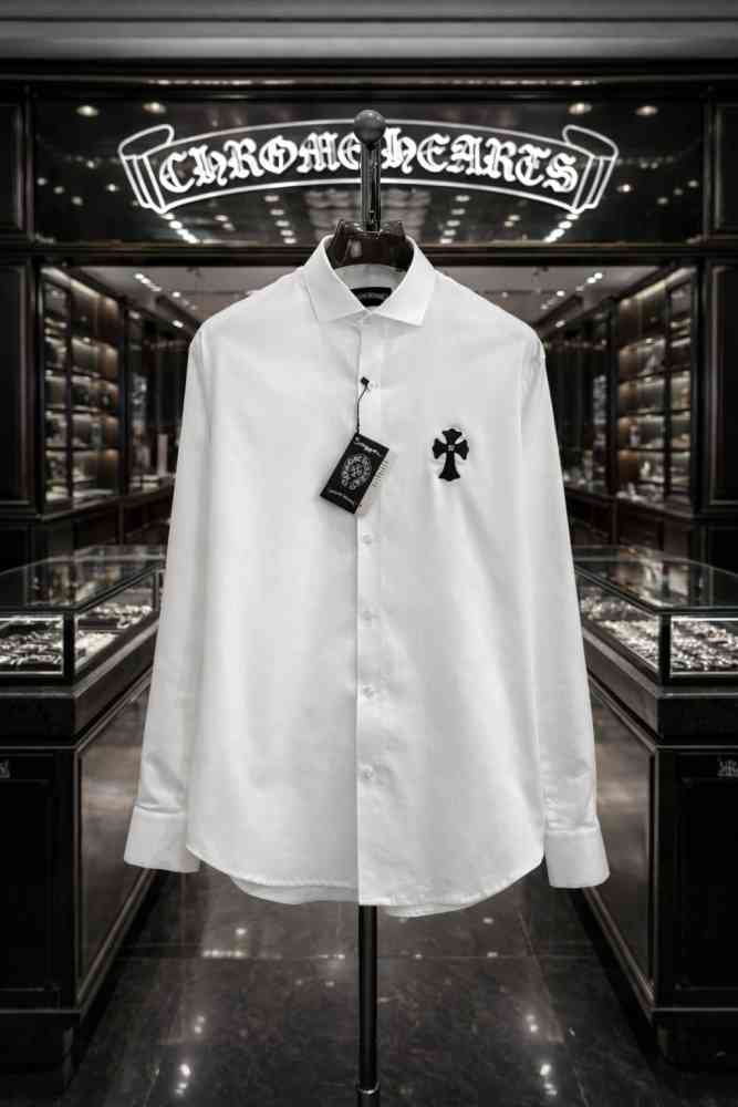 Chrome Hearts White Premium Quality Shirt-1