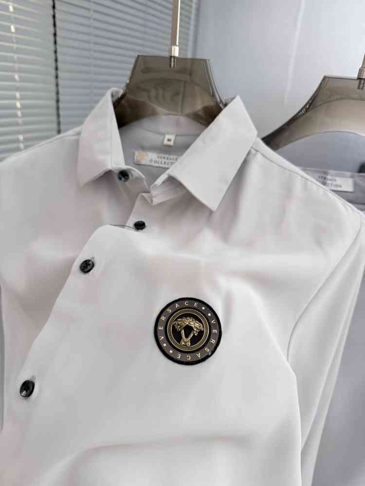 Versace White Premium Quality Shirt & Trouser Combo-thumb-4