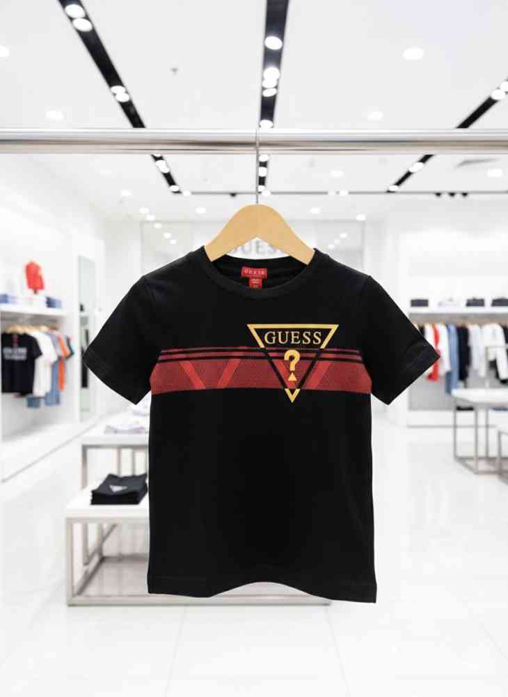 Guess Black Kids Premium Quality T-shirt-thumb-0