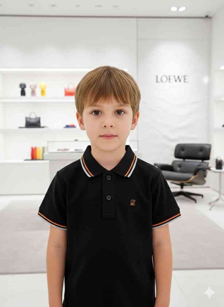 Loewe Black Kids Premium Quality T-shirt-thumb-1