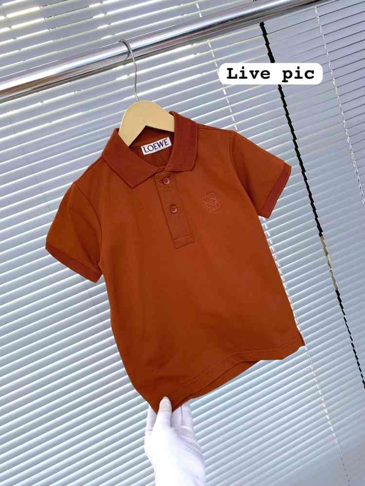 Loewe Brown Kids Premium Quality T-shirt-thumb-2