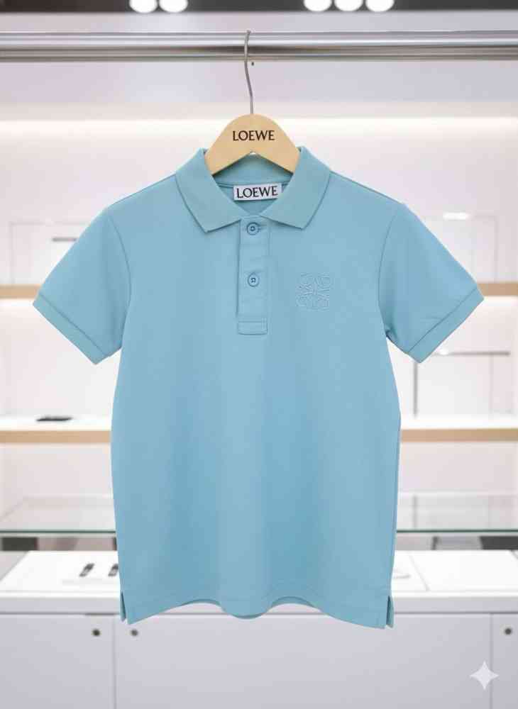 Sky Blue Loewe Brown Kids Premium Quality T-shirt