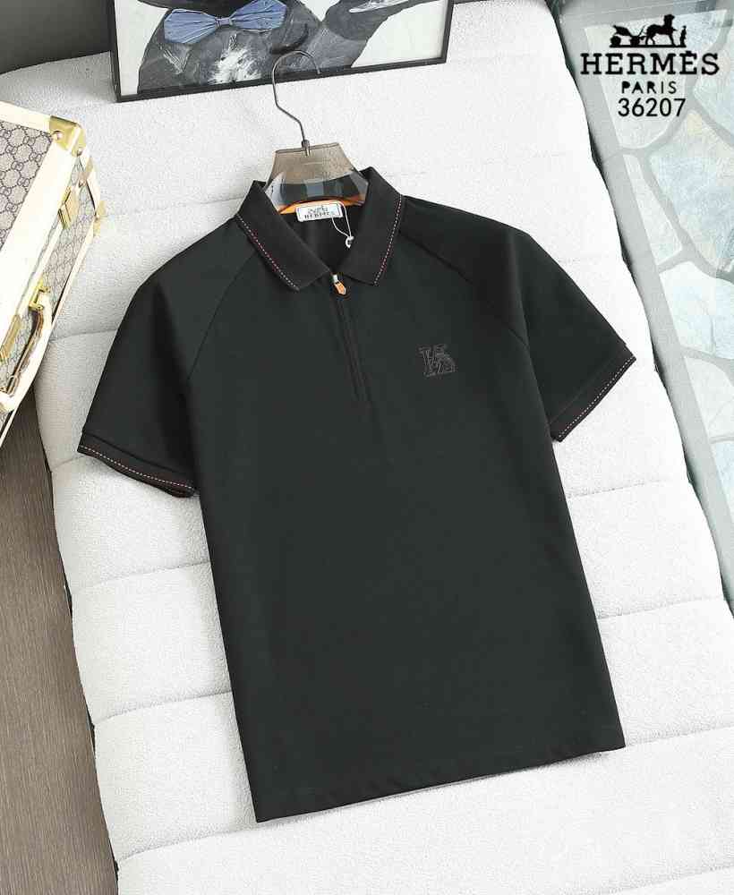 Hermes Black Premium Quality T-shirt-thumb-0