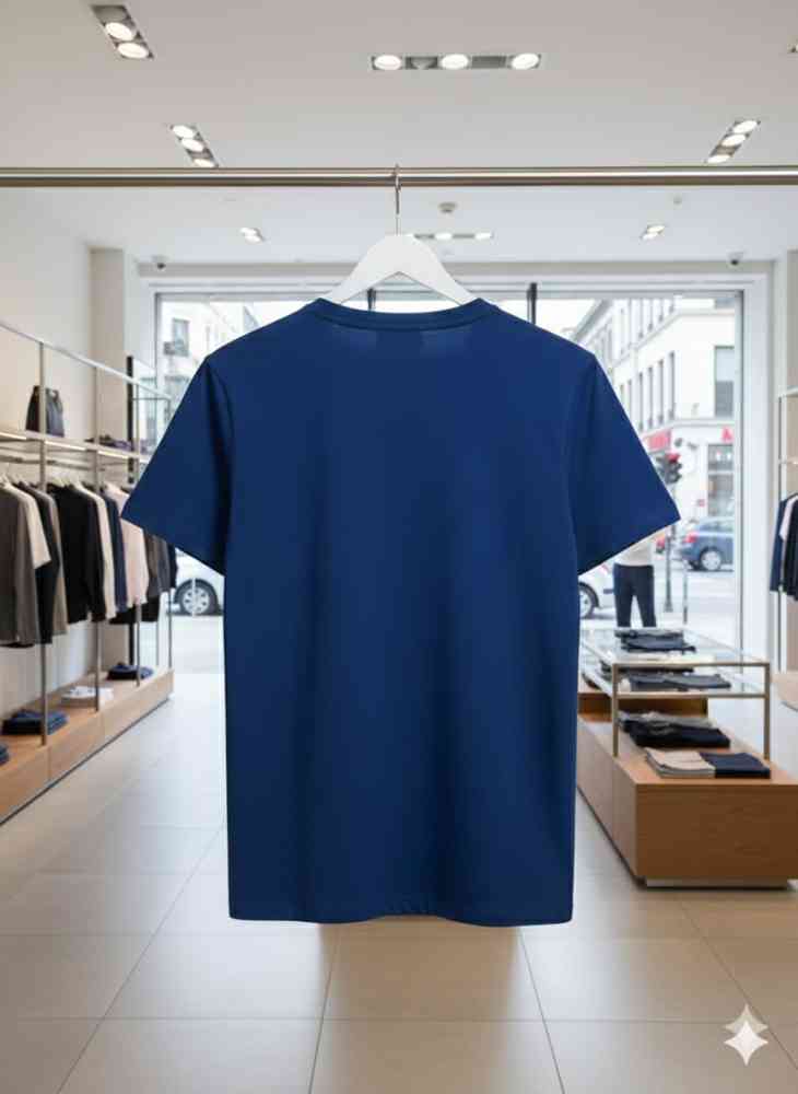 Armani Exchange Blue Premium Quality T-shirt-thumb-2
