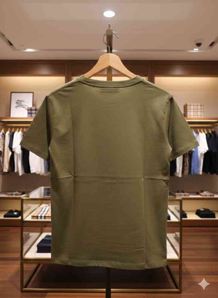 Burberry Green Premium Exclusive Polo T-shirt-thumb-3