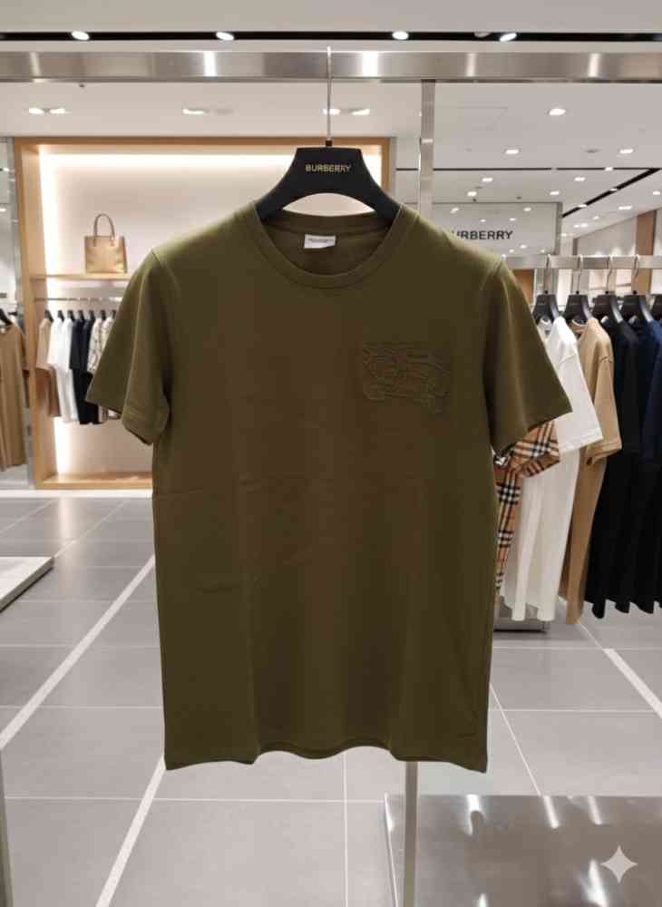 Burberry Green Premium Exclusive Polo T-shirt-thumb-2