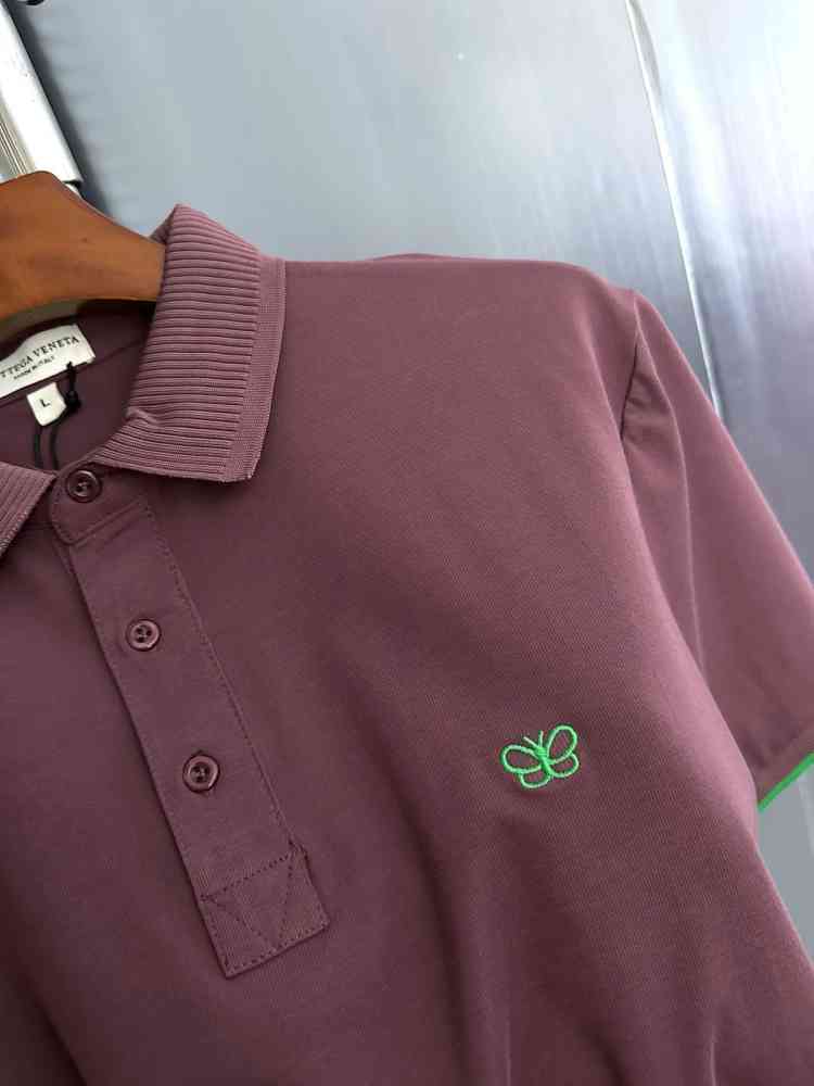 Bottega Veneta Wine Bee Emboided Premium T-shirt-thumb-2