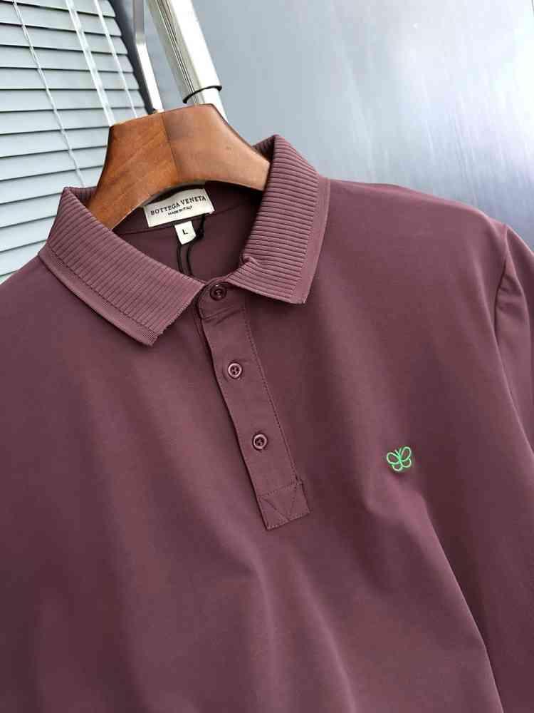 Bottega Veneta Wine Bee Emboided Premium T-shirt-thumb-3