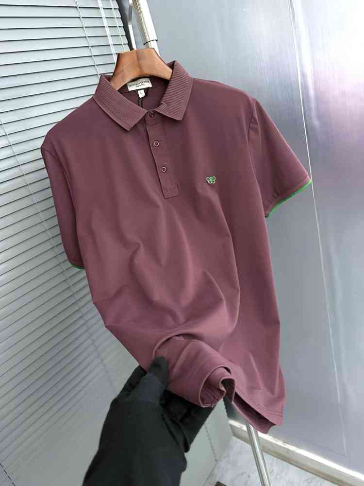 Bottega Veneta Wine Bee Emboided Premium T-shirt-thumb-0