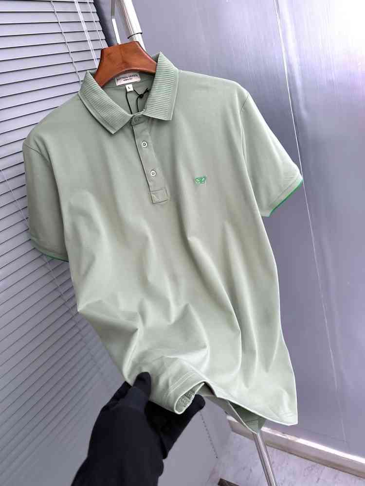 Green Bottega Veneta Wine Bee Emboided Premium T-shirt