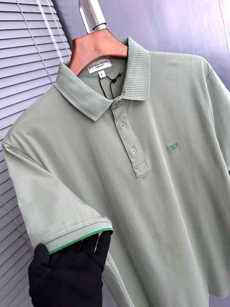 Bottega Veneta Green Bee Emboided Premium T-shirt-thumb-1