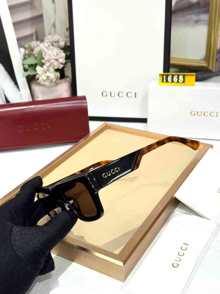 Gucci Brown Premium Sunglasses-thumb-1