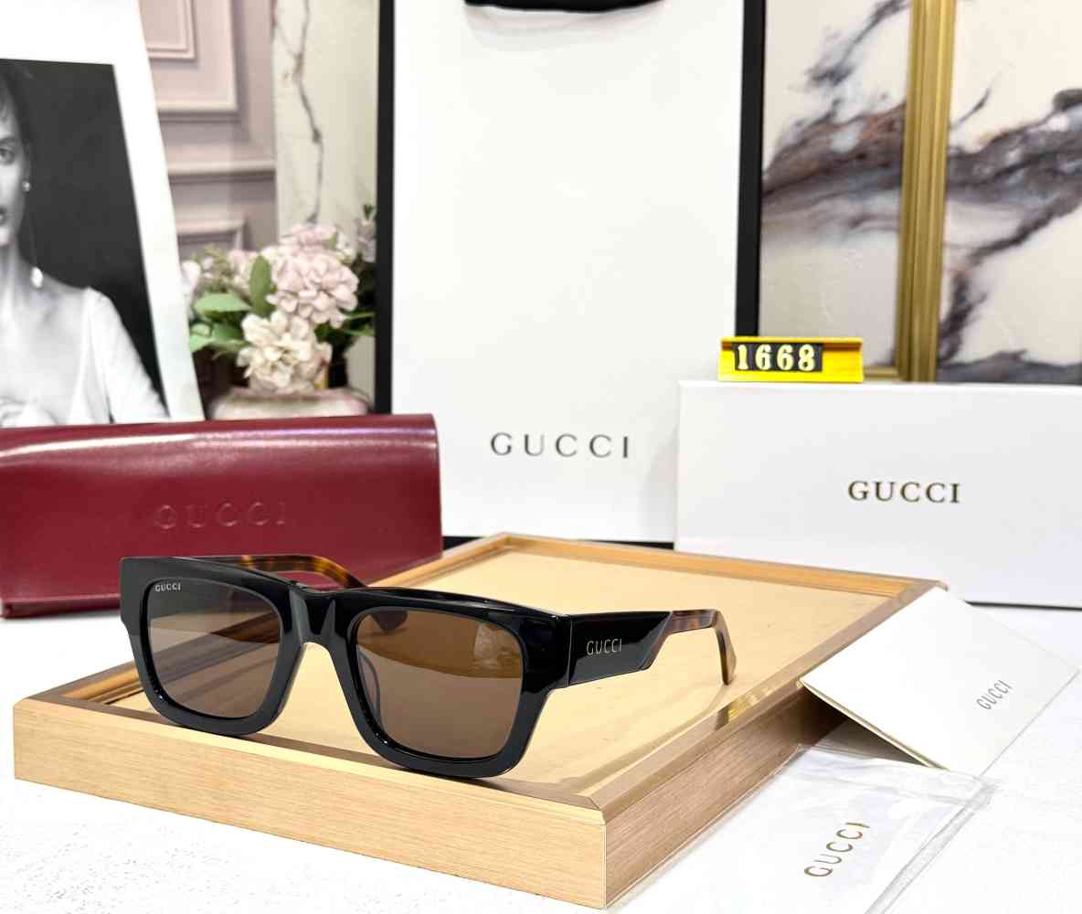 Gucci Brown Premium Sunglasses-thumb-0