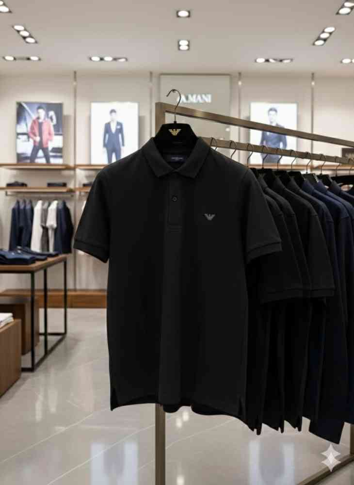 Armani Exchange Black Premium Quality T-shirt-thumb-2