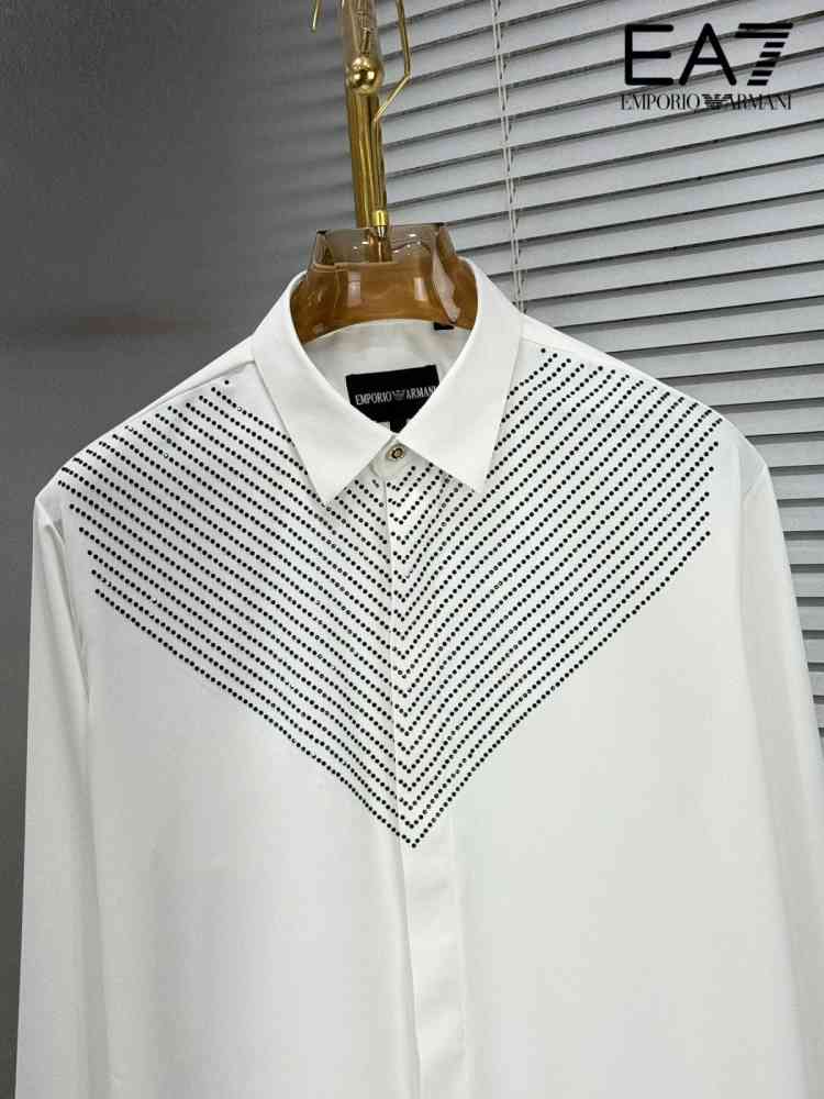 Emporio Armani White Premium Quality Shirt-thumb-1