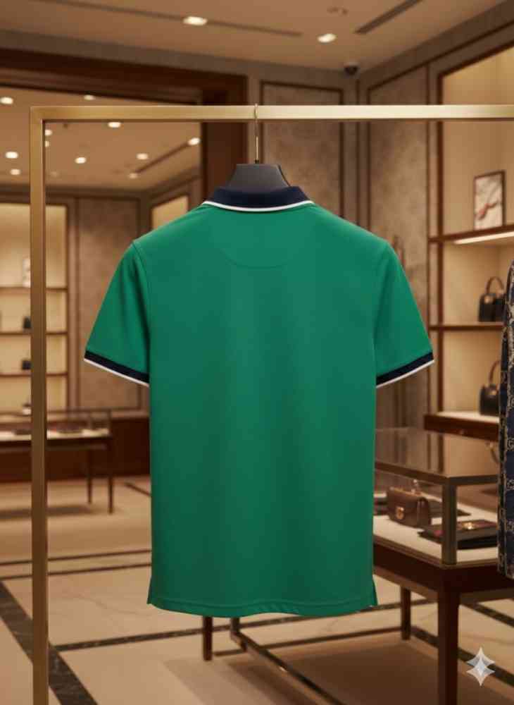 Gucci Green Premium Quality Polo T-shirt-thumb-2