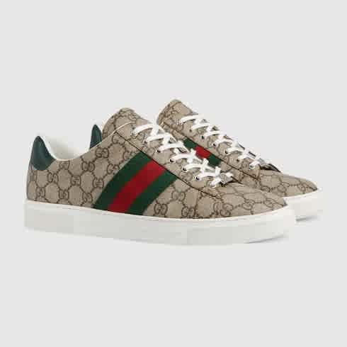 Gucci Beige Premium Quality Sneakers-thumb-1