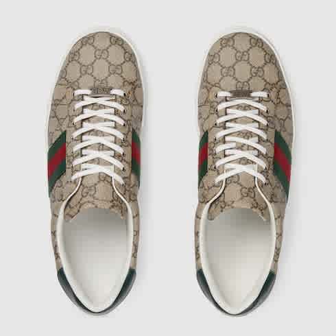 Gucci Beige Premium Quality Sneakers-thumb-3