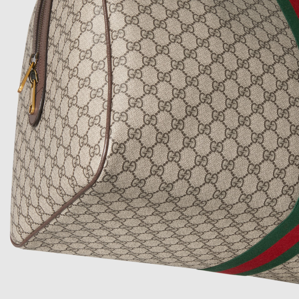 Gucci GG Ophidia Brown Duffle Bag-thumb-6