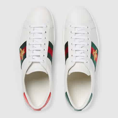 Gucci White Ace Bee Premium Quality Sneakers-thumb-1