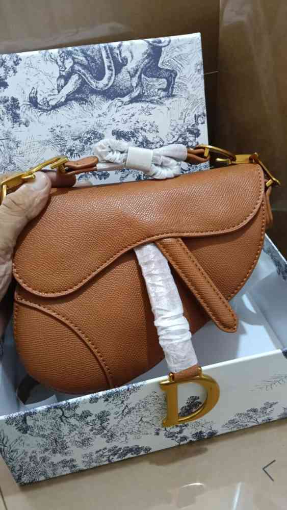 Dior Saddle Small Brown Shoulder Bag-thumb-0