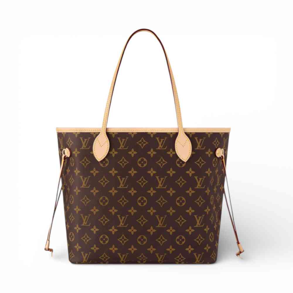 Louis Vuitton Neverfull Brown MM Tote Bag-thumb-0