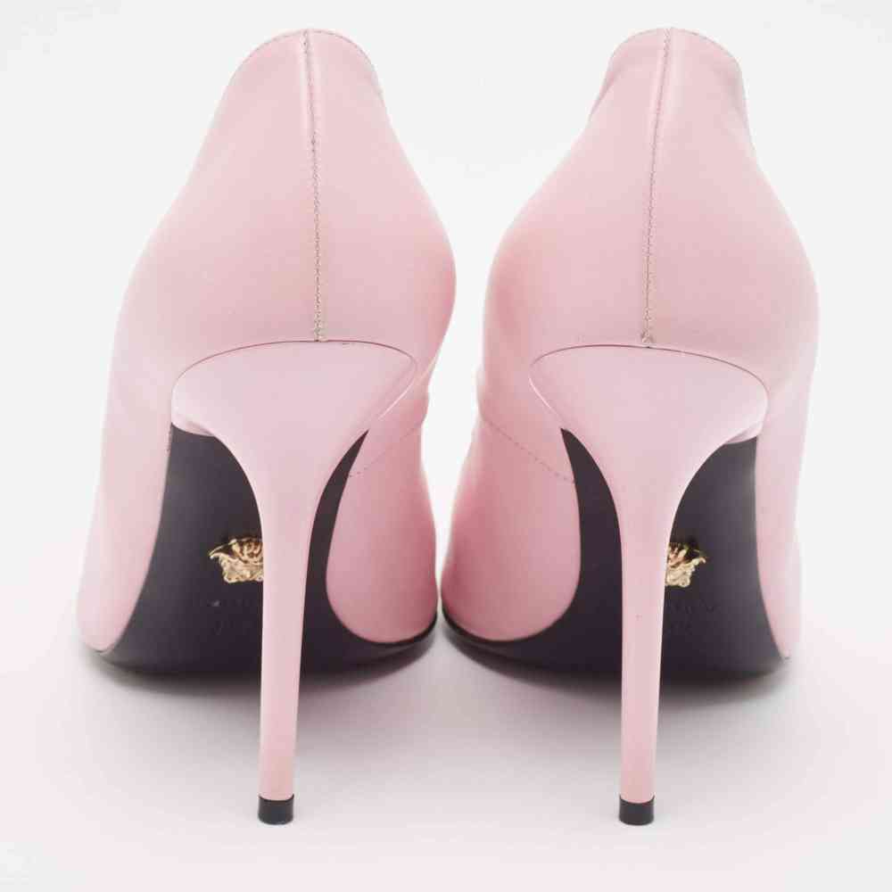 Versace La Medusa Pink Heels Sandles-thumb-3